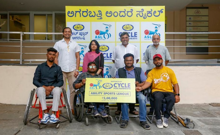 Cycle Pure Agarbathi Supports the 2nd Edition of Ability Sports League (ASL) T20