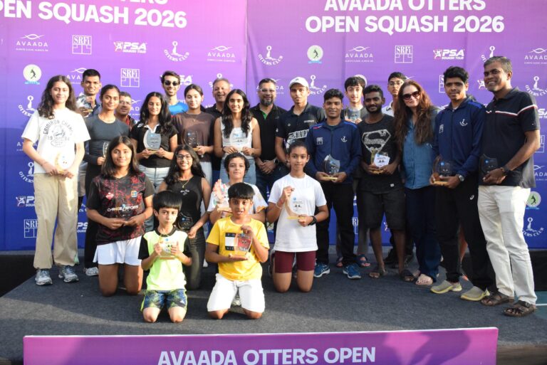 558 Players, Six Days, One Stage: Avaada Powers the Otters Club Squash Tournament 2026 to Its Most Spectacular Edition Yet
