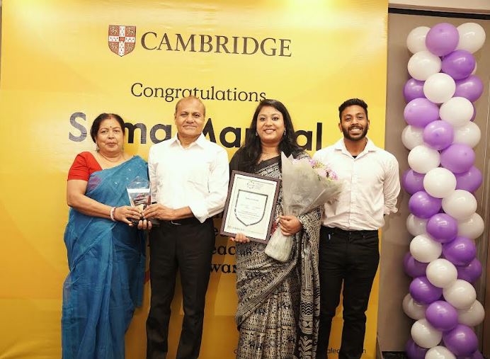 India Teacher Wins 2026 Global Cambridge Dedicated Teacher Award