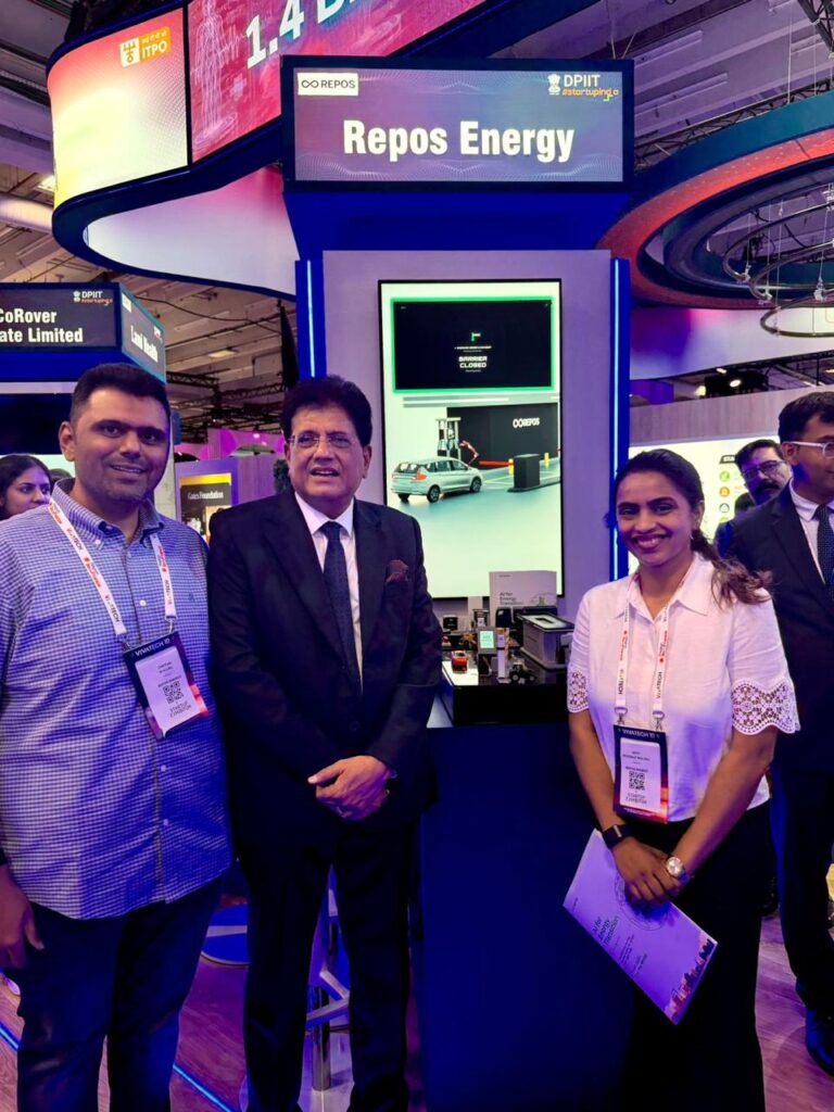 Shri Piyush Goyal Visits Repos Energy Booth at VivaTech Paris 2026, Backs Autonomous Fuelling as India's Next Energy Frontier